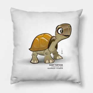 Galapagos Giant Tortoise Pillow