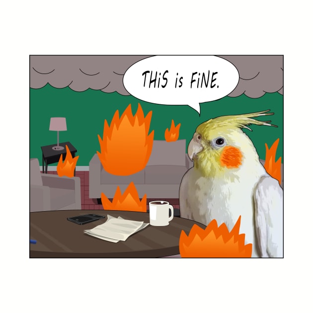 This is Fine Cockatiel by DigiDreams