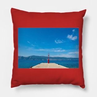 Glavotok Lighthouse, Croatia Pillow