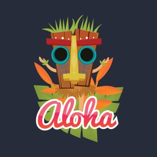 Aloha - Tiki Head T-Shirt