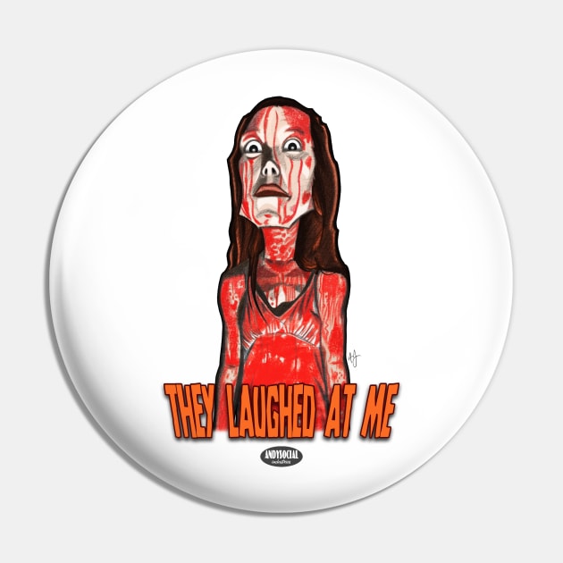 Carrie White Pin by AndysocialIndustries