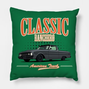 Classic American Truck Ranchero Pillow