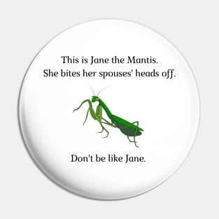 Don't be like Jane! Pin