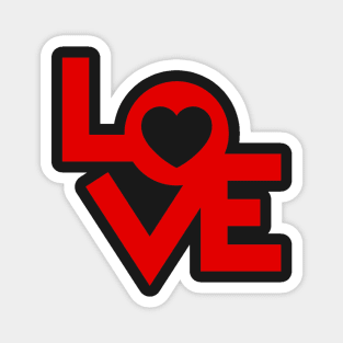 Love Design With A Heart Magnet