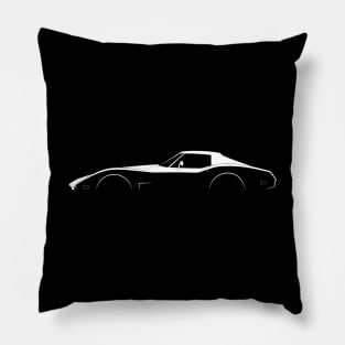 Chevrolet Corvette (C3 1974) Silhouette Pillow