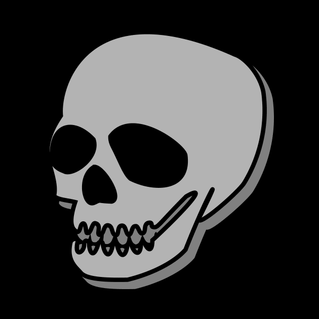 Cartoon Skull by notneck