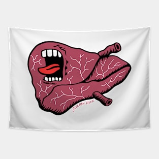 SCREAMIN' LIVER Tapestry