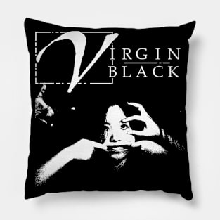 Virgin Black metal Pillow