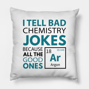 Chemistry Jokes Argon Pillow