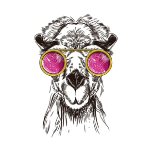 Camel Pink SunGlasses T-Shirt