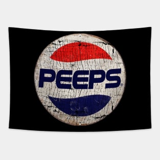 PEEPS or PEPSI Tapestry