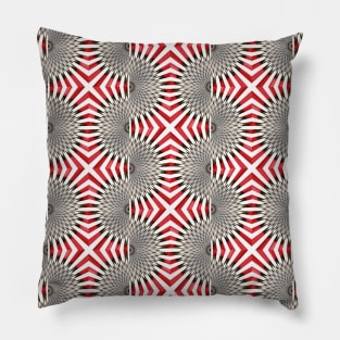 Wobbly geometric pattern Pillow