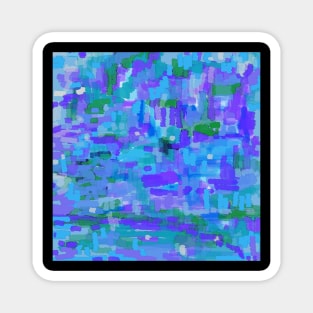 Blue Abstracts Magnet