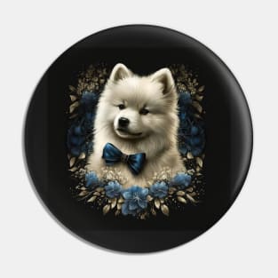 Samoyed Puppy Art Pin