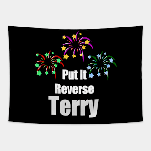 Put It Reverse Terry Tapestry
