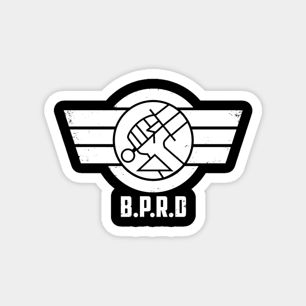 BPRD (White) Magnet by Nerdology