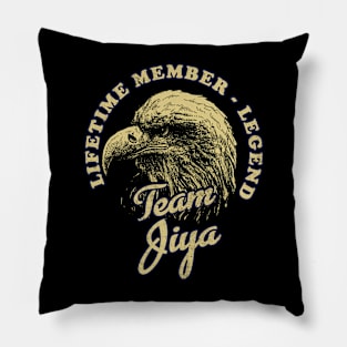 Jiya Name - Lifetime Member Legend - Eagle Pillow