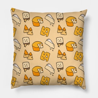 Cheese and Nachos Pattern Pillow