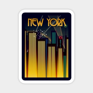 Vintage Travel Poster - New York City Magnet