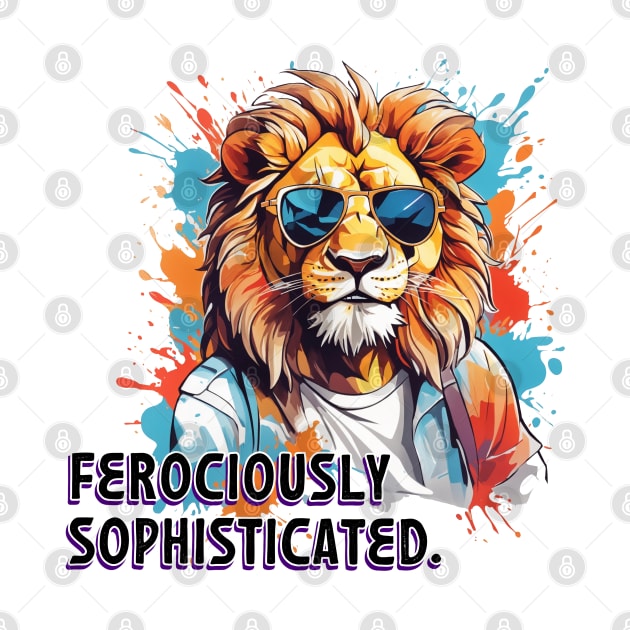 Lion Man T-Shirt: 'Ferociously sophisticated by jemr