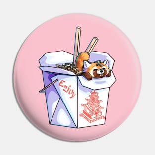 red panda Pin