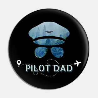 Pilot Dad Forest Pin