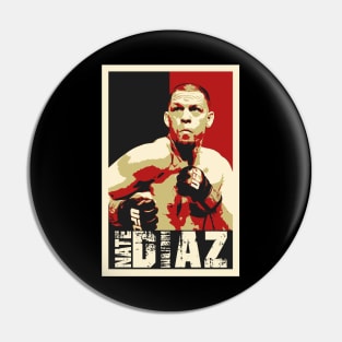 Nate Diaz Pop Art Style Pin