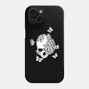 Skull and Butterflies Phone Case