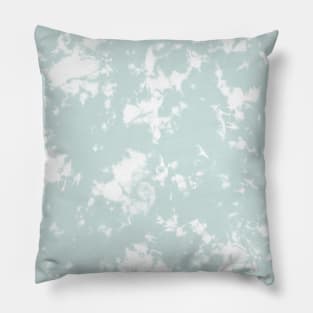 Sea Glass blue marble - Tie Dye Shibori Texture Pillow