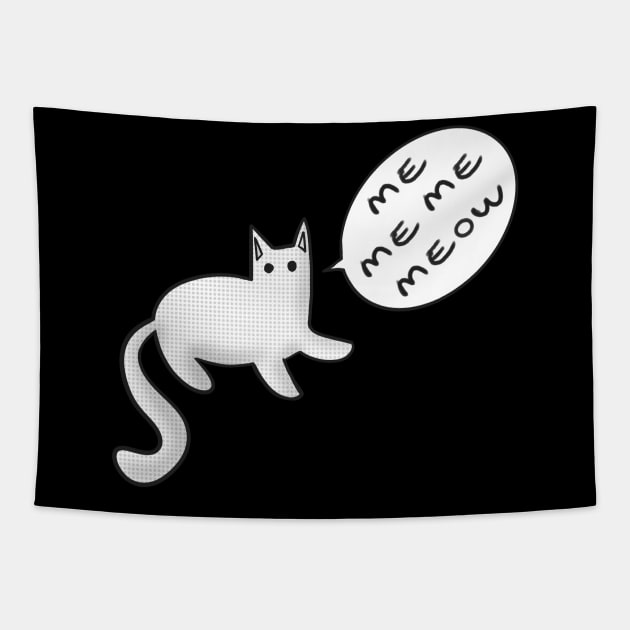 Stutter cat Tapestry by CactusStudio