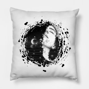 Daydreaming girl Pillow