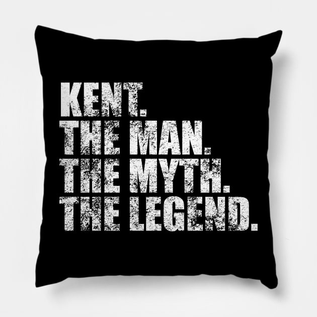 Kent Legend Kent Family name Kent last Name Kent Surname Kent Family Reunion Pillow by TeeLogic