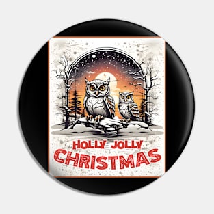 Holly Jolly Christmas Pin