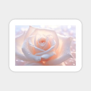 Rose Flower Petal Nature Serene Tranquil Magnet