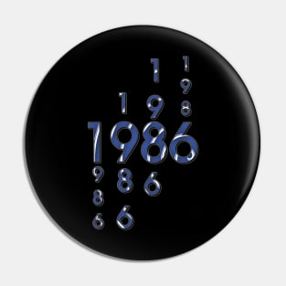 Année de naissance 1986 Pin