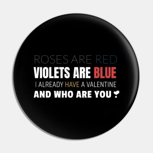 Roses and Violets Poem Funny Non Sinciere Pin