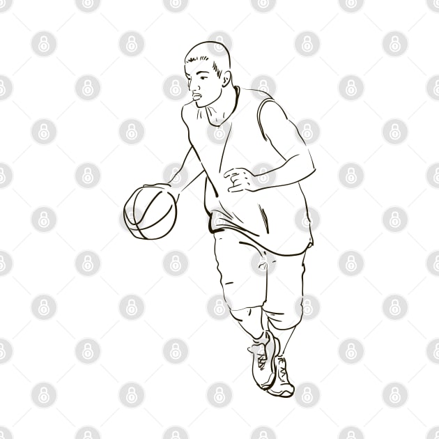 Basketball Player #7 by Olga Berlet