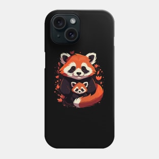Red Panda Fathers Day Phone Case