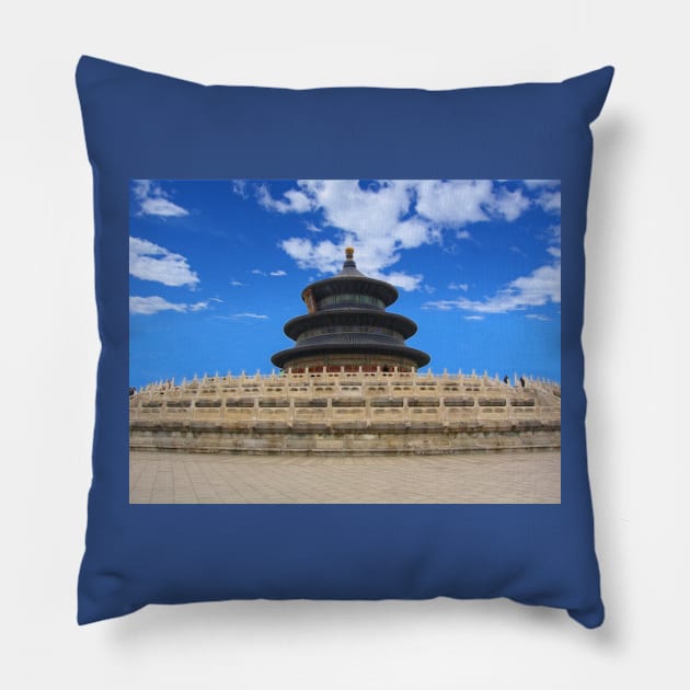 Temple of Heaven, Beijing, China Pillow by vadim19