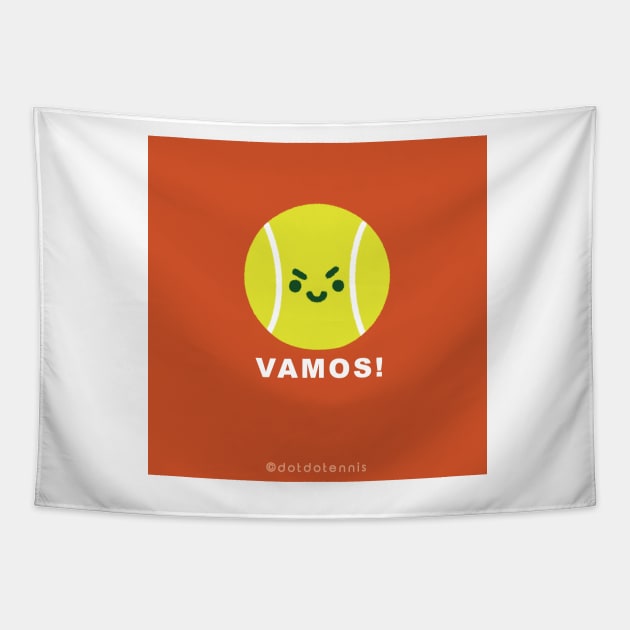 Tennis Ball - VAMOS! Tapestry by dotbyedot