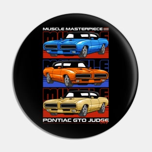 Iconic Judge Muscle Car Pin