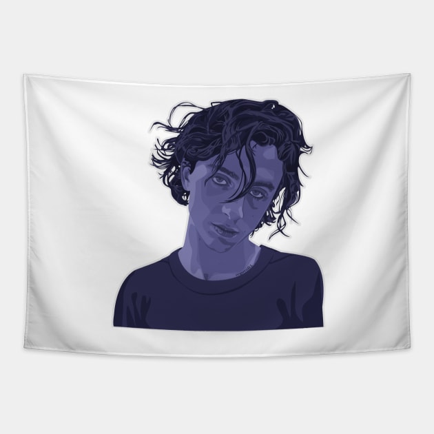 Timothee Chalamet Tapestry by mpmi0801