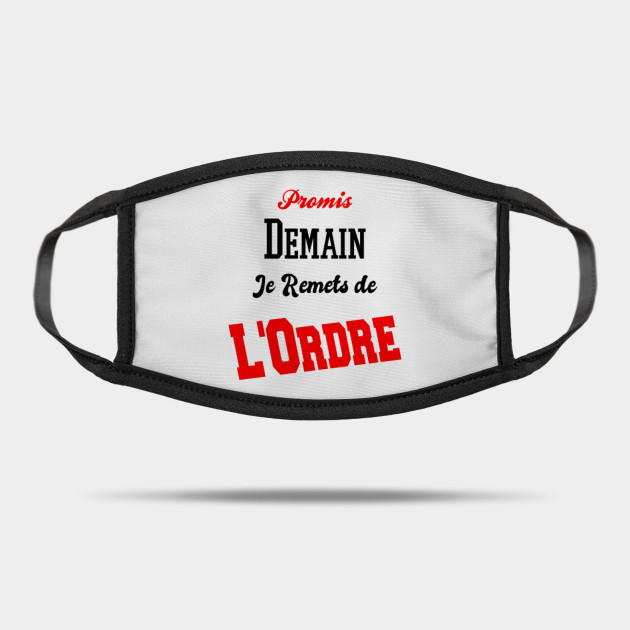Promis Demain Je Remets De L Ordre Rangement Cadeau Humour Je