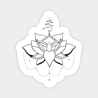 Lotus Blossom Magnet