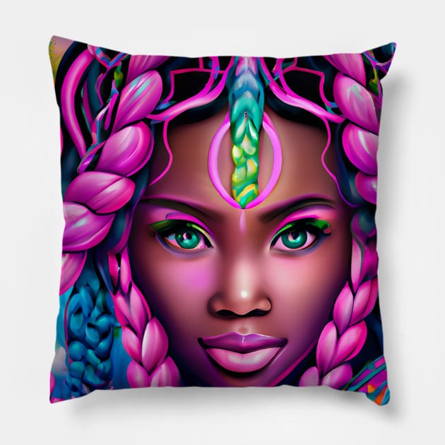 Black Girl Magic Pillow by AnnieDreams