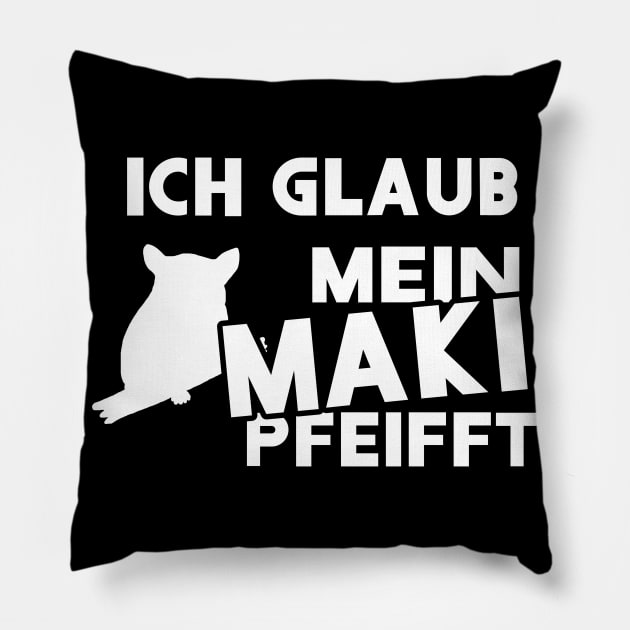 süßer Maki Riesenaugen Liebe Affe Phillipinen Pillow by FindYourFavouriteDesign