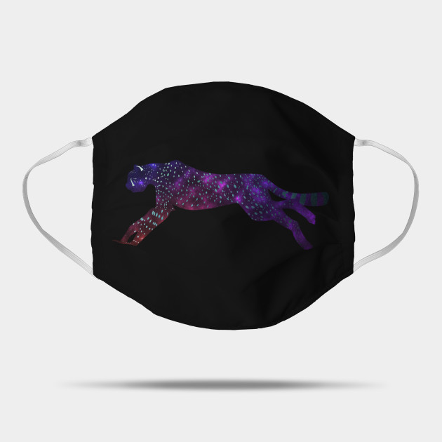 Space Cheetah Silhouette Cheetah Mask Teepublic