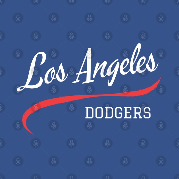 Dodgers Retro by CityTeeDesigns