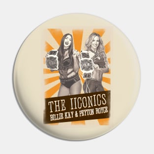 Vintage Aesthetic The IICONICS // Billie Kay & Peyton Royce Pin