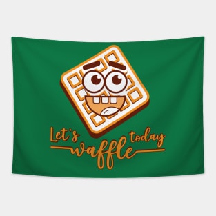 let`s waffle today Tapestry